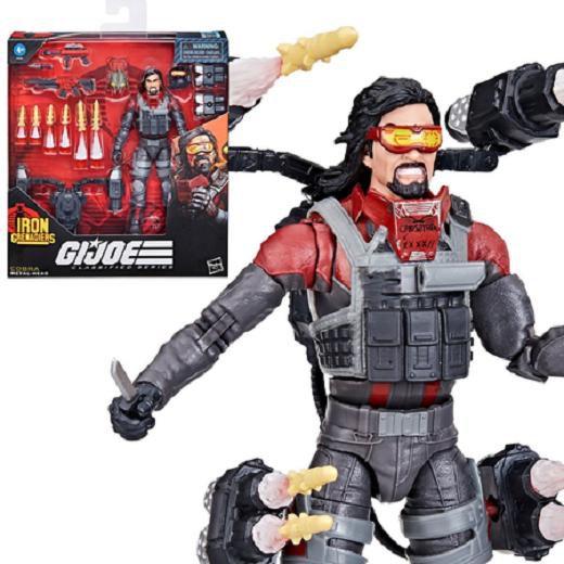 Imagem de Gi Joe Classified Series Elite Cobra 118 Iron Grenadiers  Cobra Metal Head - Hasbro