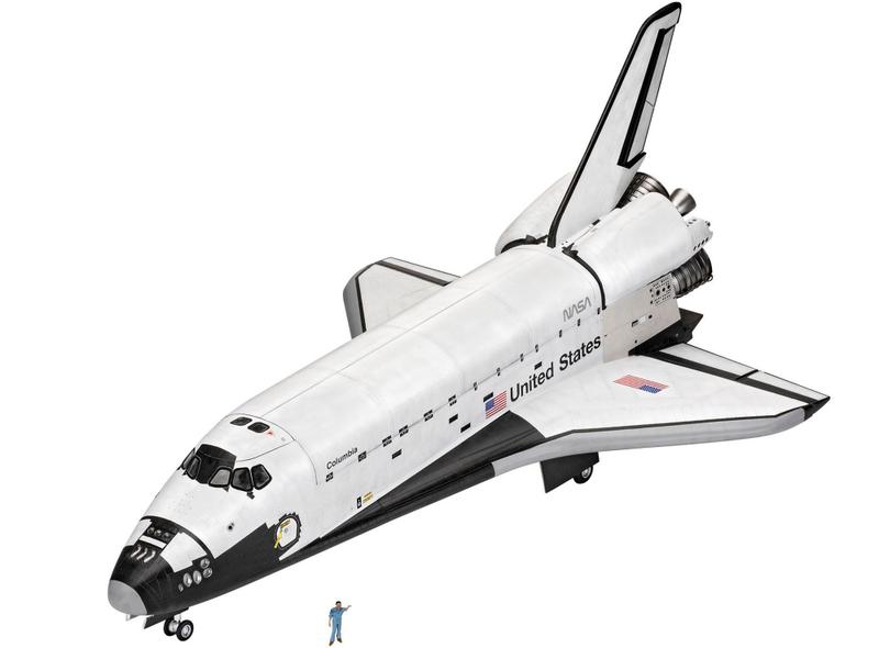 Gift Set Space Shuttle 40th Anniversary - 1/72 - Revell 05673 Imagem de Gift Set Space Shuttle 40th Anniversary - 1/72 - Revell 05673