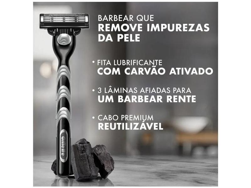 Imagem de Gillete Mach3 Carbono Carga C/ 8 Unidades