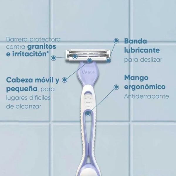 Imagem de Gillette Aparelho De Depilar Venus Íntima 2 Unidades Gillette Venus