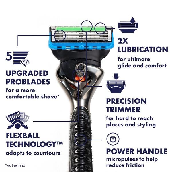 Imagem de Gillette Fusion 5 ProGlide Power Razor 70 caracteres