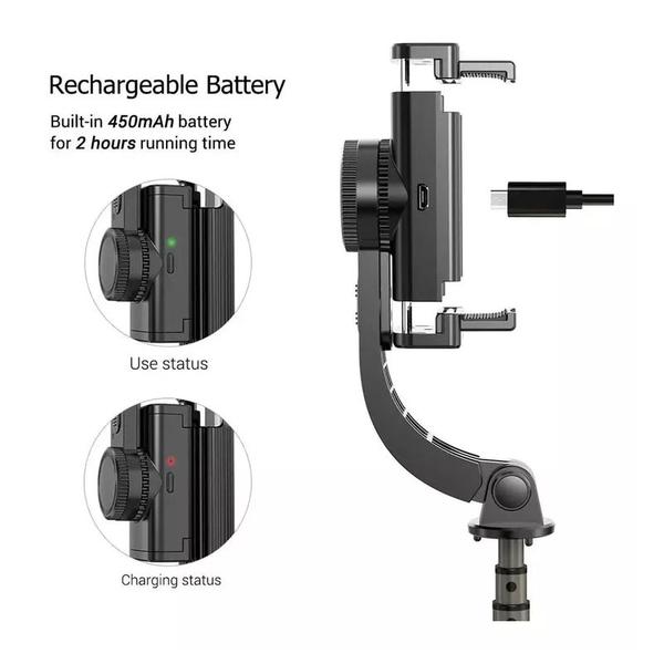 Imagem de Gimbal Estabilizador Automático para Celular Bluetooth