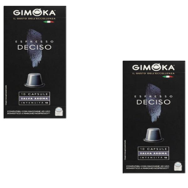 Imagem de Gimoka cafe em capsula nespresso deciso estojo 10 un