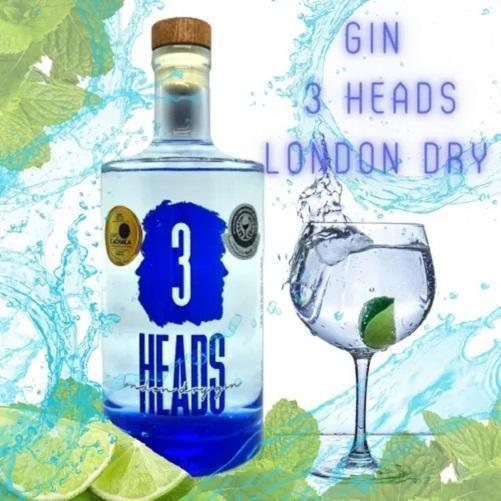 Imagem de Gin 3 Heads London Dry Original Dom Tápparo