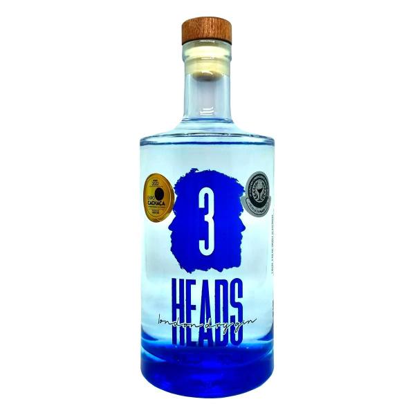 Gin 3 Heads London Dry Original Gyn Cabaré 750 M L - Dom Tapparo Imagem de Gin 3 Heads London Dry Original Gyn Cabaré 750 M L