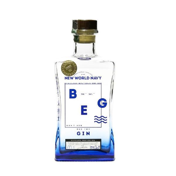 Imagem de Gin Beg New World 750Ml + 6 Tônicas Prata 269Ml + 2 Taças