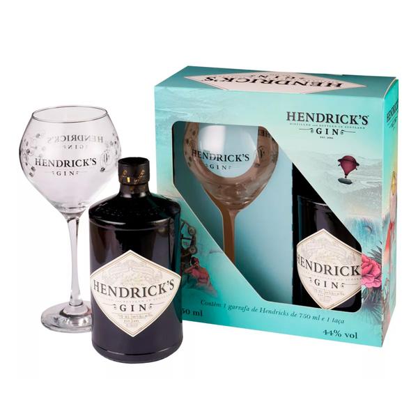 Imagem de Gin Escocês Hendrick's Dry 750ml + Taça Personalizada