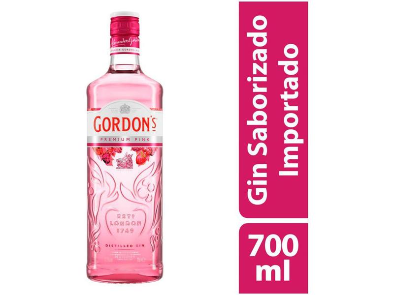 Imagem de Gin Gordon's Pink Rose Clássico e Seco 700ml