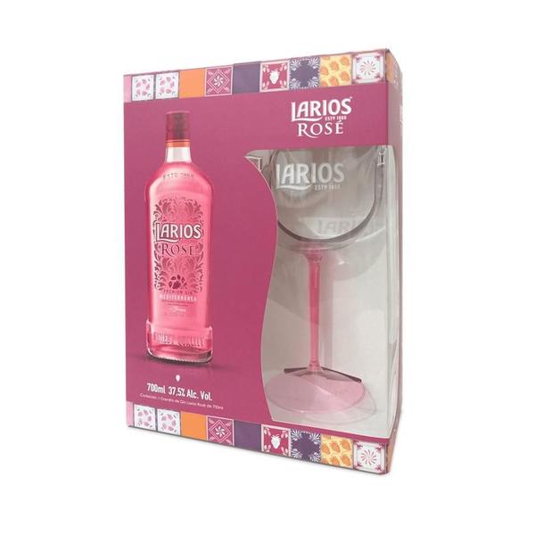 Imagem de Gin Larios Rosé 700Ml + 1 Taça Acrilico