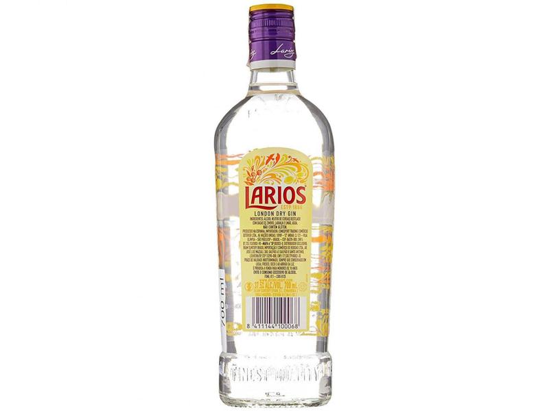 Imagem de Gin London Dry Larios Ginebra Mediterránea - 700ml