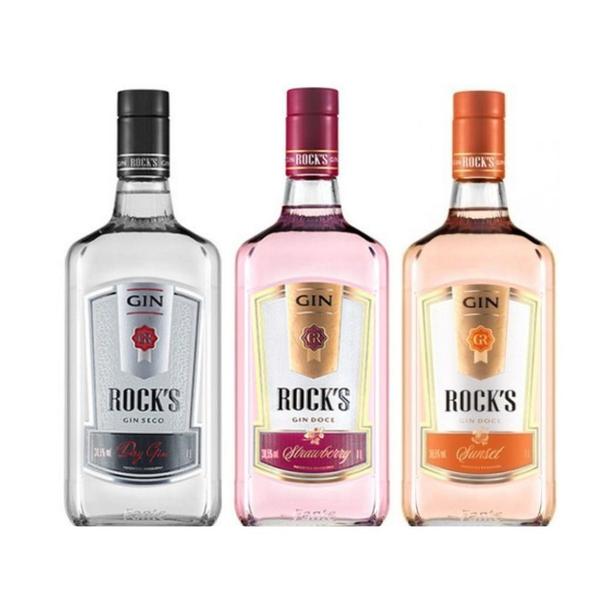 Gin Rock's Diversos Sabores - 1L Imagem de Gin Rock's Diversos Sabores - 1L