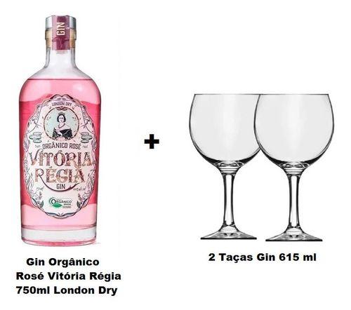 Imagem de Gin Rosé Orgânico Vitória Régia 750ml
