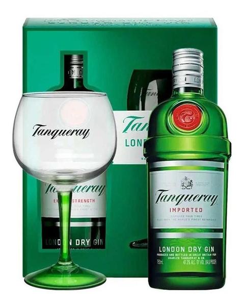 Imagem de Gin Tanqueray London Dry 750ml com Taça de Vidro