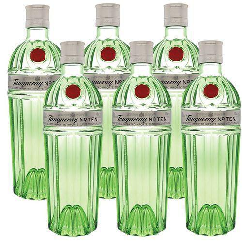 Imagem de Gin Tanqueray No. Ten 750Ml - Kit Com 6 Unidades