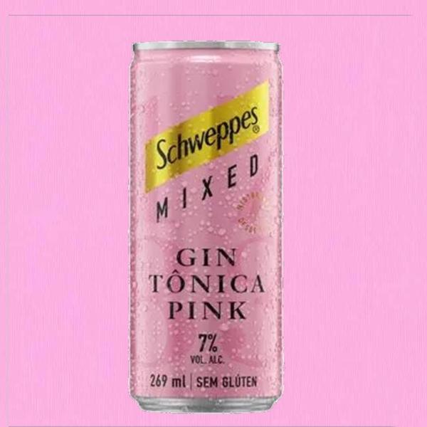 Imagem de Gin Tônica Pink Schweppes Lata 269Ml