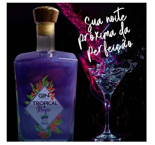 Imagem de Gin Tropical & Magic 740 ml Sabor Amora