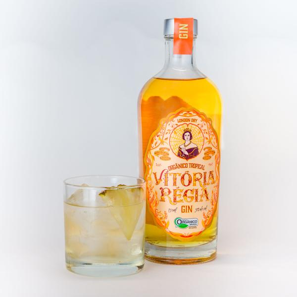 Imagem de Gin Vitória Régia Tropical 750ml - 1un - 38,0% Organic Br