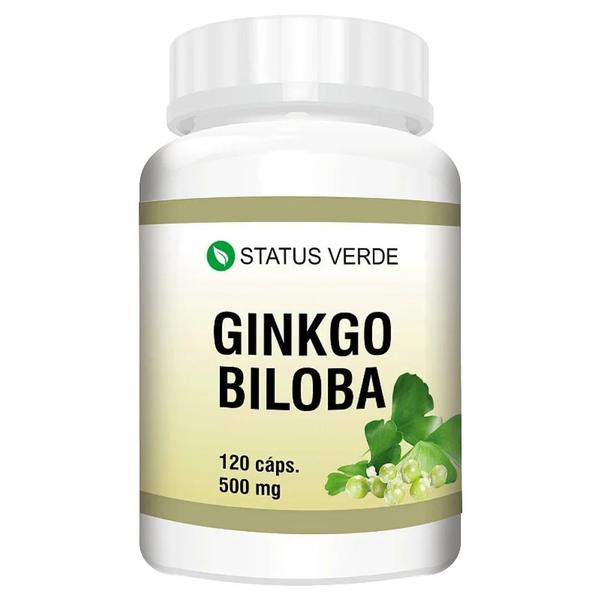 Ginkgo Biloba 120 Cáps 500mg - Status Verde Ginkgo Biloba 120 Cáps 500mg - Status Verde