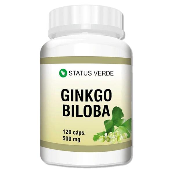 Ginkgo Biloba 120 Cáps Status Verde Imagem de Ginkgo Biloba 120 Cáps Status Verde