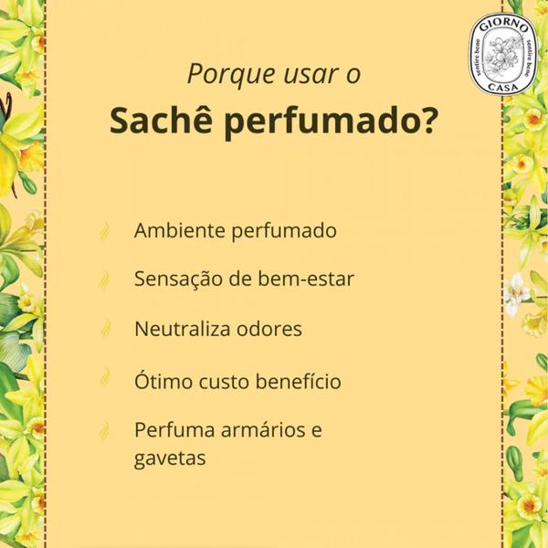 Imagem de Giorno Casa - sachê flor de baunilha 15g