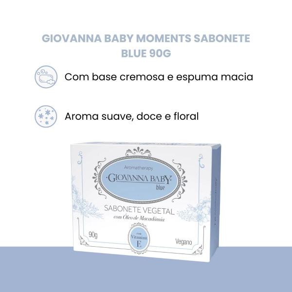 Imagem de Giovanna baby moments sabonete retangular blue 90g