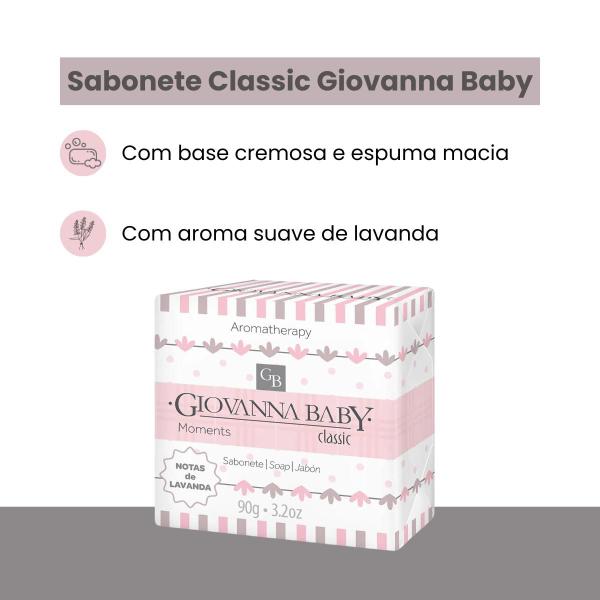 Imagem de Giovanna baby moments sabonete retangular classic 90g