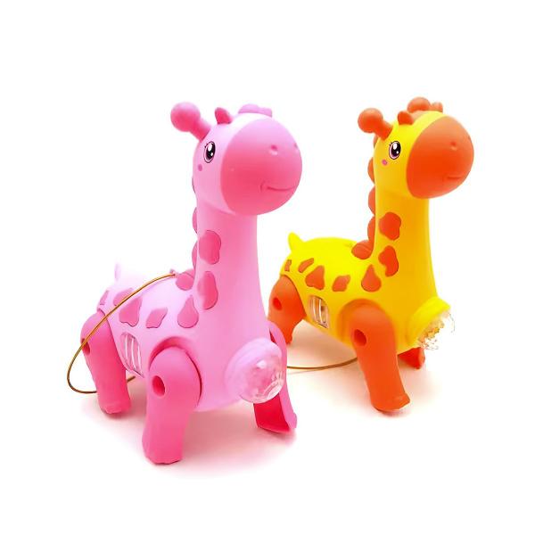 Imagem de Girafa Brinquedo Infantil Dançante com Som e Luz para Bebês