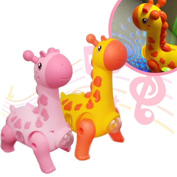 Imagem de Girafa Brinquedo Infantil Dançante Com Som E Luz Para Bebês