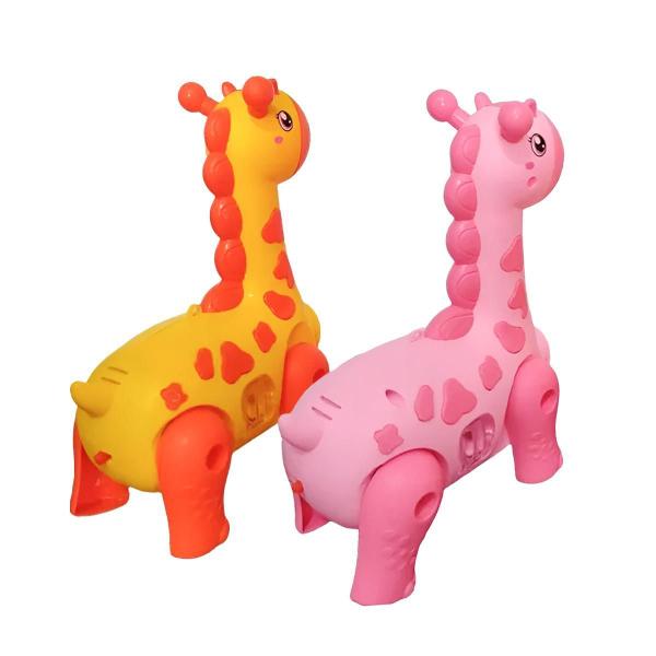 Imagem de Girafa Brinquedo Infantil Dançante Com Som E Luz Para Bebês