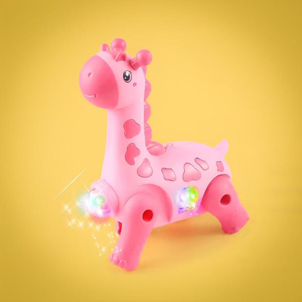 Imagem de Girafa Brinquedo Infantil Dançante Com Som E Luz Para Bebês