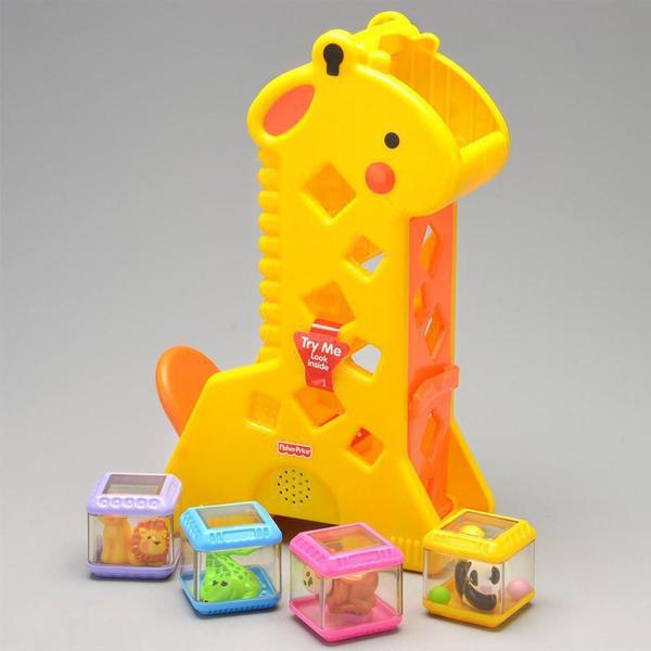 Imagem de Girafa Com Blocos Fisher-Price - Mattel B4253