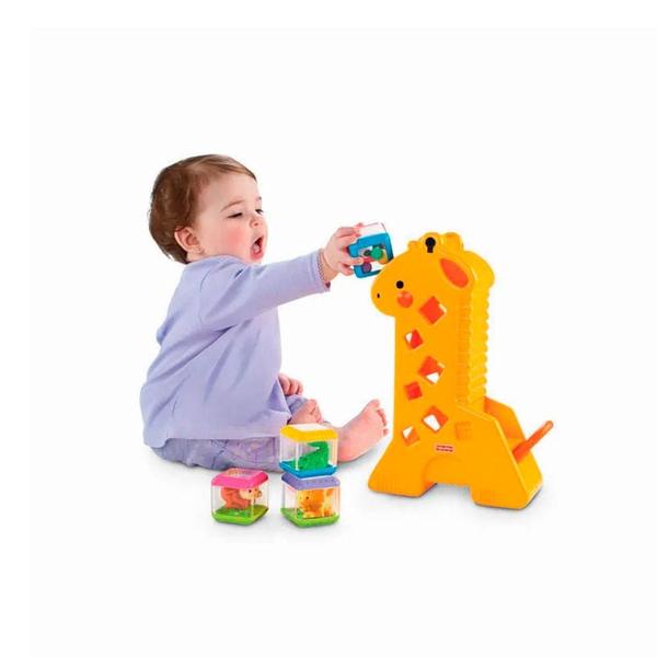 Imagem de Girafa Com Blocos Peek a Blocks Fisher Price - Mattel