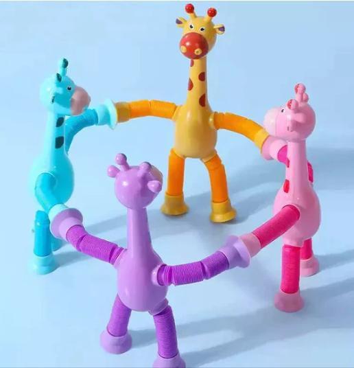 Imagem de Girafa Infantil: Diversão com LED e Ventosa