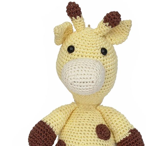 Girafa Mila Amigurumi Crochê Quarto Bebê Infantil Unissex - Potinho de Mel Imagem de Girafa Mila Amigurumi Crochê Quarto Bebê Infantil Unissex