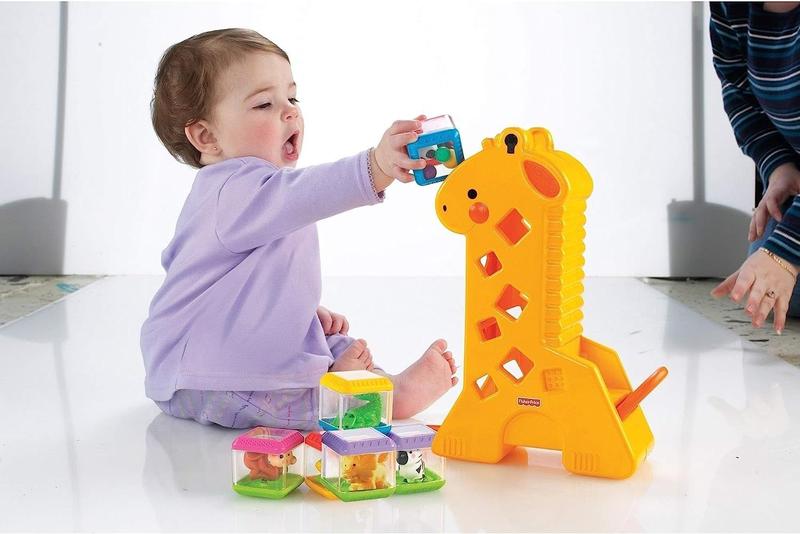 Imagem de Girafa Pick a Block - Fisher Price