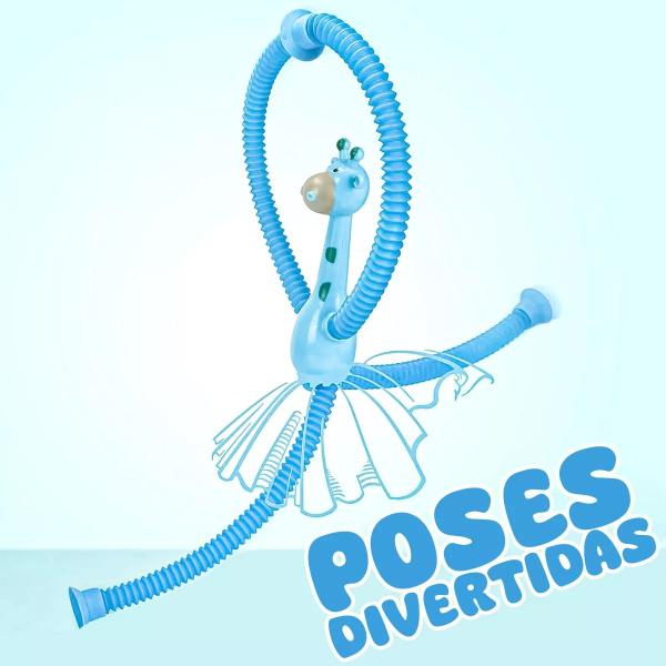 Imagem de Girafas Pop It Led Estica Gruda Melman Ventosa Anti Stress