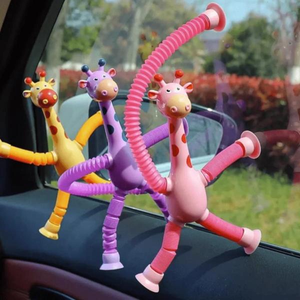 Girafas Pop It Tubo Led Estica E Gruda Montessori Magic Unid - Brincs Imagem de Girafas Pop It Tubo Led Estica E Gruda Montessori Magic Unid