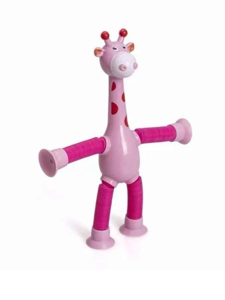 Imagem de Girafinha Ventosa Tubo Puxa Estica Infantil  Envio Imediato