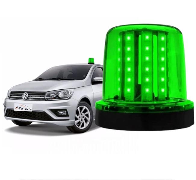 Imagem de Giro Led Giroled Giro Flex Guinchos Moto Led Alto Brilho Verde 12 / 24