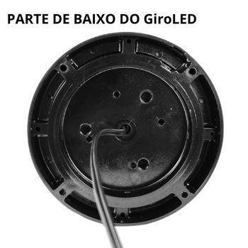 Imagem de GiroLED Vermelho 10w 110/220V 54 LEDs Fixação Parafuso