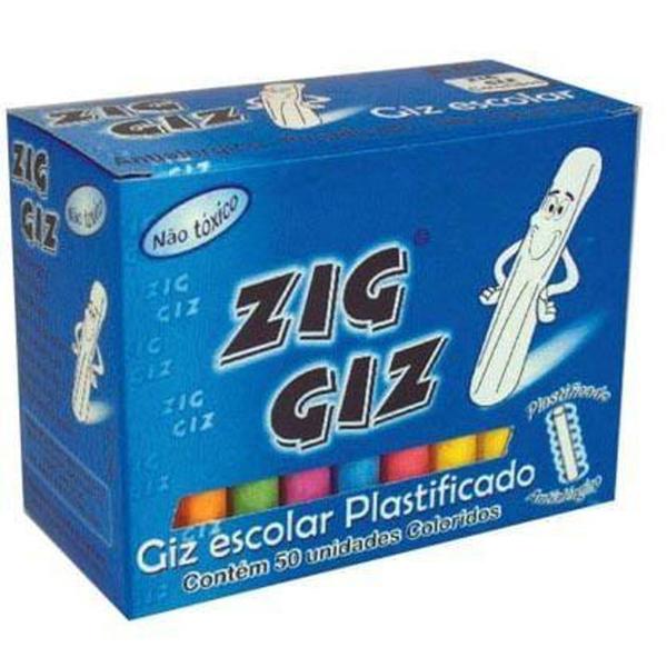 Imagem de Giz Colorido Zig Giz - 50 unidades