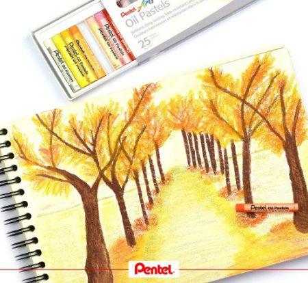 Imagem de Giz De Cera Pastel A Óleo 50 Cores Pentel Arts