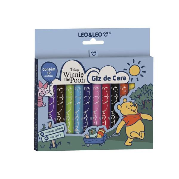 Imagem de Giz de Cera Ursinho Pooh 12 Cores - Leo & Leo