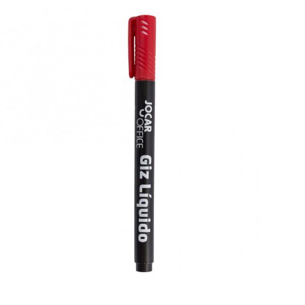 Giz Líquido 1.2mm Vermelho - Jocar Office Imagem de Giz Líquido 1.2mm Vermelho - Jocar Office