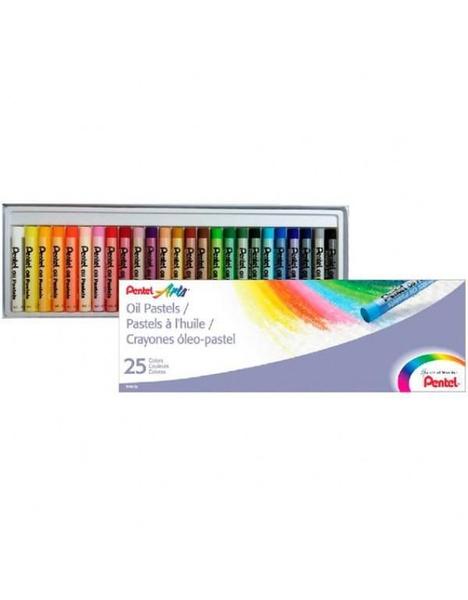 Imagem de Giz Oil Pastels Estojo Com 25 Cores Pentel Arts