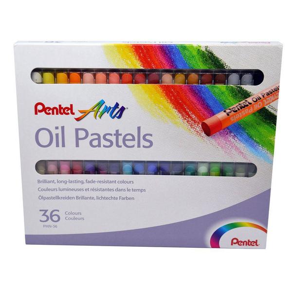 Imagem de Giz pastel oleoso 36 cores pentel