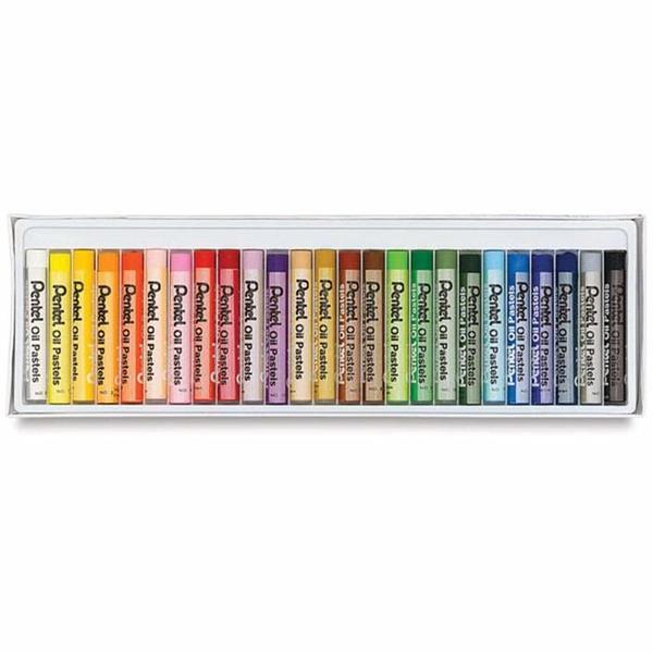 Imagem de Giz Pastel Oleoso Pentel com 25 Cores PHN-25