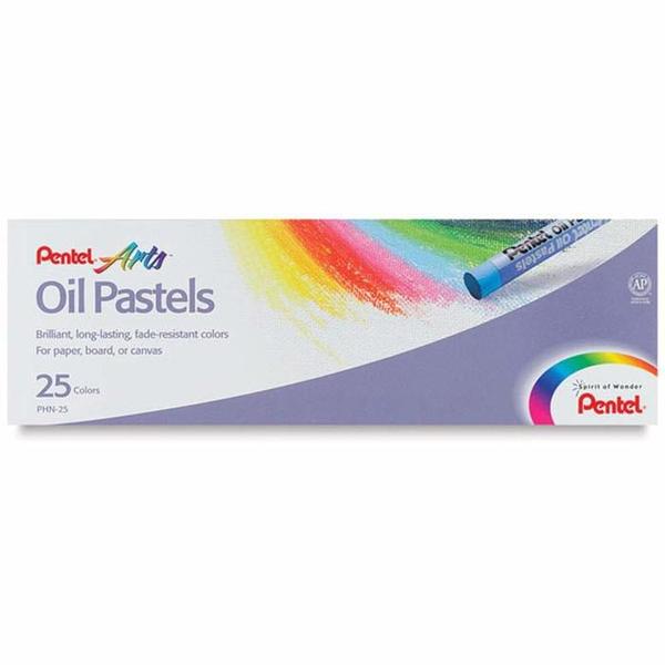 Imagem de Giz Pastel Oleoso Pentel com 25 Cores PHN-25