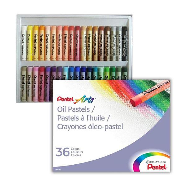 Imagem de Giz Pastel Oleoso Pentel com 36 Cores PHN-36