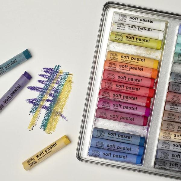 Imagem de Giz Pastel Oleoso Profissional  Winsor & Newton 30 Peças